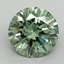 2.73 Ct. Fancy Vivid Pacific Green Round Lab Grown Diamond