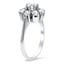 The Rosanne Ring, smalltop view on a hand