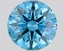 1.51 Ct. Fancy Vivid Blue Round Lab Grown Diamond