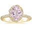 18K Yellow Gold Nova Halo Diamond Ring (1/2 ct. tw.), smalltop view