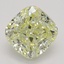 1.04 Ct. Fancy Light Yellow Cushion Diamond