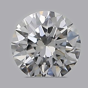 Round diamond — real photo
