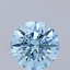 2.00 Ct. Fancy Vivid Blue Round Lab Grown Diamond