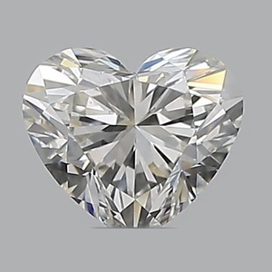 Heart diamond — real photo
