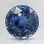 7.8mm Blue Round Sapphire