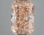 3.50 Ct. Fancy Vivid Orangy Pink Radiant Lab Grown Diamond