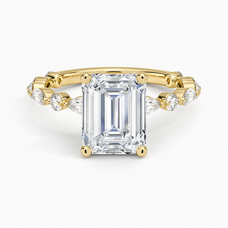 18K Yellow Gold Versailles Three-Quarter Coverage Diamond Ring (1/2 ct. tw.)