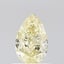 0.74 Ct. Light  Yellow Pear Lab Grown Diamond
