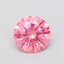 1.28 Ct. Fancy Vivid  Pink Round Lab Grown Diamond