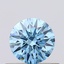 0.34 Ct. Fancy Vivid Blue Round Lab Grown Diamond