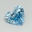 7.05 Ct. Fancy Vivid Blue Heart Lab Grown Diamond