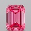 1.03 Ct. Fancy Vivid Pink Emerald Lab Grown Diamond