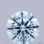 1.86 Ct. Fancy Vivid Blue Round Lab Grown Diamond