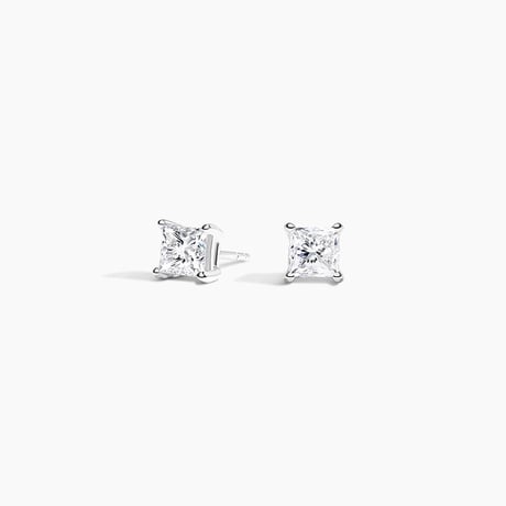 Princess Diamond Stud Earrings