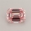 0.74 Ct. Fancy Intense Pink Emerald Lab Grown Diamond