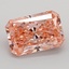 9.08 Ct. Fancy Vivid Pink Radiant Lab Grown Diamond