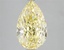 5.10 Ct. Fancy Vivid Yellow Pear Lab Grown Diamond
