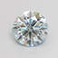 1.21 Ct. Fancy Light Greenish Blue Round Lab Grown Diamond