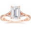 14K Rose Gold Zinnia Diamond Ring (1/3 ct. tw.), smalltop view