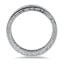 Eternity Style Diamond and Sapphire Ring, smallside view