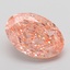 11.09 Ct. Fancy Vivid Pink Oval Lab Grown Diamond