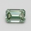 1.06 Ct. Fancy Intense Pacific Green Emerald Lab Grown Diamond