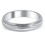 Custom Wave Pattern Comfort Fit Ring