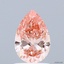 1.00 Ct. Fancy Vivid Pink Pear Lab Grown Diamond