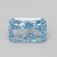 1.05 Ct. Fancy Vivid Blue Radiant Lab Grown Diamond