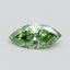 0.50 Ct. Fancy Vivid Green Marquise Lab Grown Diamond