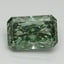 3.12 Ct. Fancy Vivid Pacific Green Radiant Lab Grown Diamond