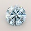 2.12 Ct. Fancy Vivid Blue Round Lab Grown Diamond