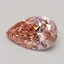 0.53 Ct. Fancy Intense Pink Pear Lab Grown Diamond