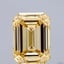 7.01 Ct. Fancy Yellow Emerald Lab Grown Diamond