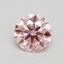 1.32 Ct. Fancy Intense Pink Round Lab Grown Diamond
