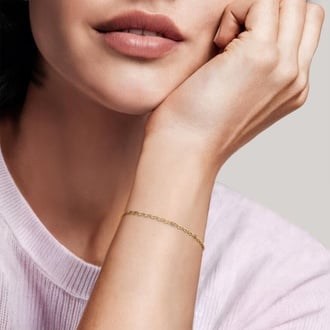 7 in. Heart Chain Bracelet