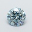 1.24 Ct. Fancy Vivid  Blue Round Lab Grown Diamond