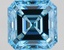 2.57 Ct. Fancy Vivid Blue Asscher Lab Grown Diamond