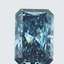 1.03 Ct. Fancy Vivid Blue Radiant Lab Grown Diamond