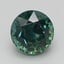 6.4x6.3mm Teal Round Montana Sapphire