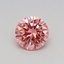 0.31 Ct. Fancy Vivid Pink Round Lab Grown Diamond
