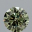 2.01 Ct. Fancy Vivid Green Round Lab Grown Diamond