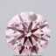 2.33 Ct. Fancy Vivid Pink Round Lab Grown Diamond