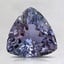 8.6x8.5mm Unheated Parti-Color Trillion Tanzanite