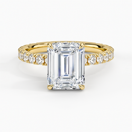 18K Yellow Gold Grand Perfect Fit Three-Quarter Diamond Ring