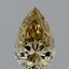 0.90 Ct. Fancy Yellow Pear Lab Grown Diamond