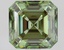 2.09 Ct. Fancy Vivid Green Asscher Lab Grown Diamond