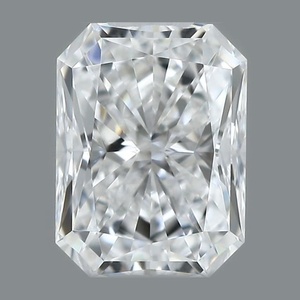 Radiant diamond — real photo