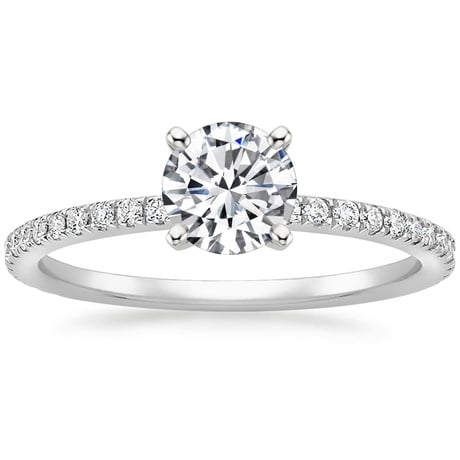 18K White Gold Luxe Ballad Bridal Set (1/2 ct. tw.)