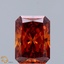 1.63 Ct. Fancy Vivid Orange Radiant Lab Grown Diamond